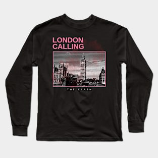 london calling - vintage minimalism Long Sleeve T-Shirt